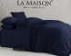 Турецкое постельное белье из вареного хлопка La Maison Stonewashed Ranforse 200 х 220 см Weens Deep Indigo