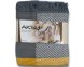 Турецкий хлопковый плед Aksu Layka Sari 180×220