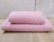 Набір турецьких махрових рушників Zeron 50х90+70х140 Zikzak Desen Pink