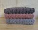 Набір турецьких махрових рушників Cestepe MicroCotton Premium 3 штуки 70x140 Ucgen 2 щільність 600 г/м2