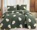 Покрывало стеганое Eponj Home Avokado Yesil 200х220 с наволочками 50х70