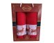 Набор новогодних полотенец Gulcan 50x90+70х140 Merry Christmas Deer Red