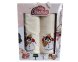Набор новогодних полотенец Gulcan 50x90+70х140 Merry Christmas Snowman Beige
