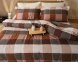 Турецька постільна білизна Istanbul фланель Echo Kahve євро
